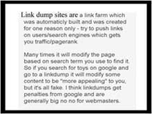 Description about link dump sites